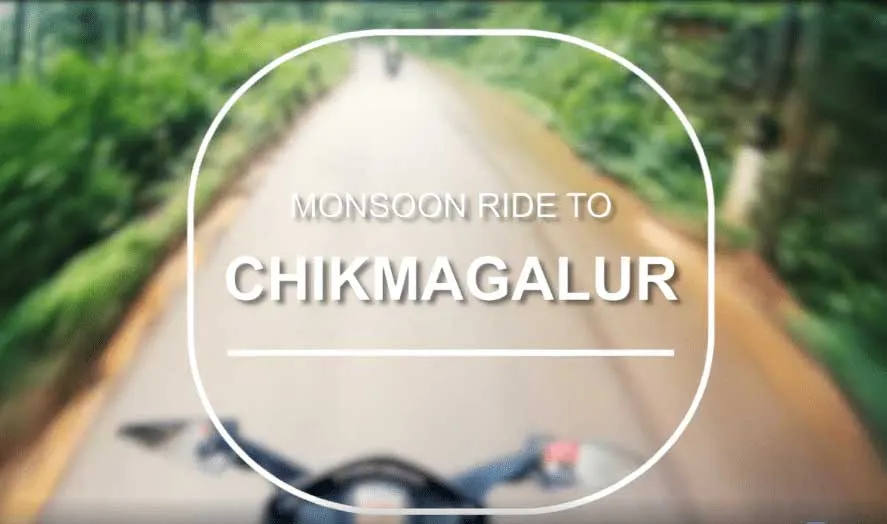 Monsoon ride to chikmagalur